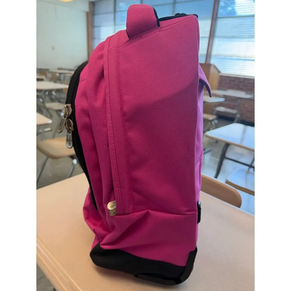 MOJO Colorado Avalanche Pink 19” Wheeled Rolling Backpack NHL
